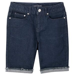 CALVIN KLEIN JEANS Mid Rise Skinny Bermuda Shorts